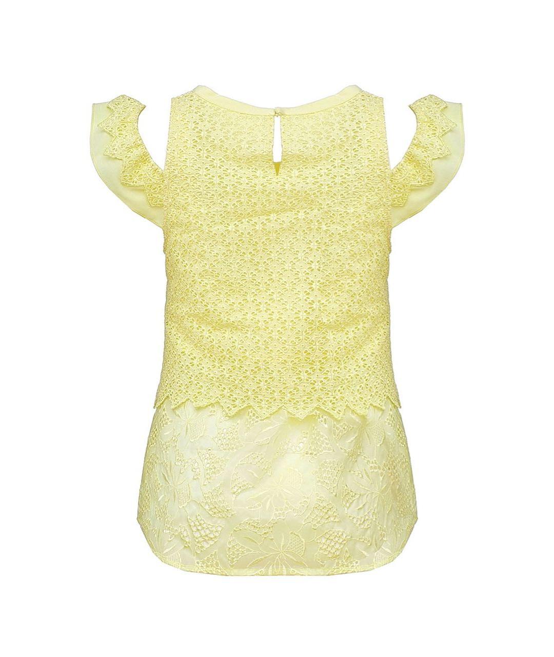 PINKO Желтая шелковая блузы, фото 2