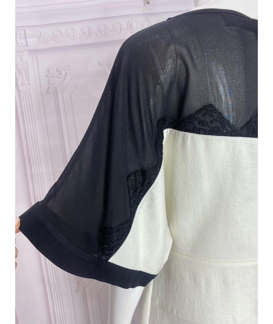 JO NO FUI Белое льняное повседневное платье, фото 4