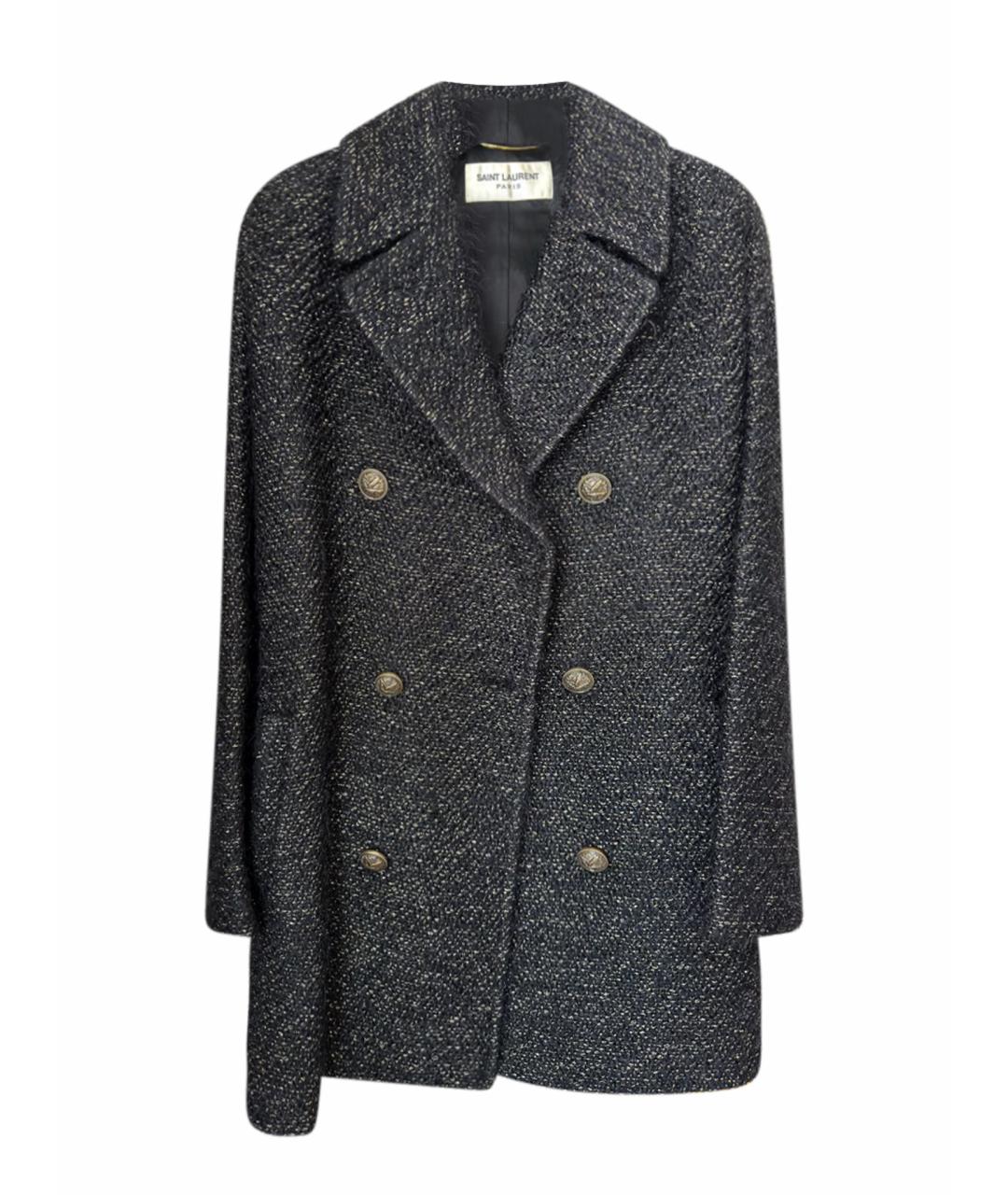 SAINT LAURENT Мульти пальто, фото 1