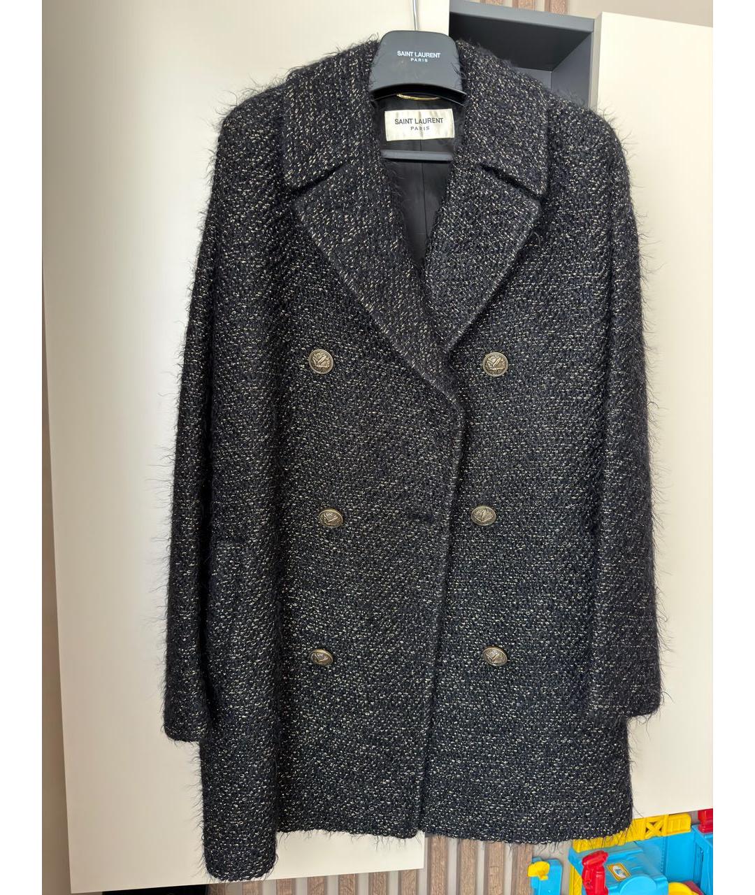 SAINT LAURENT Мульти пальто, фото 7