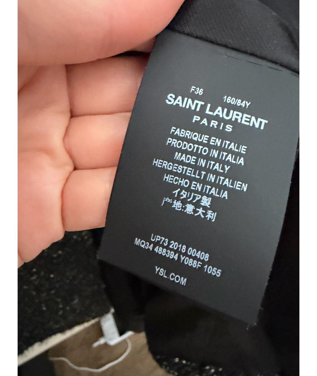 SAINT LAURENT Мульти пальто, фото 6