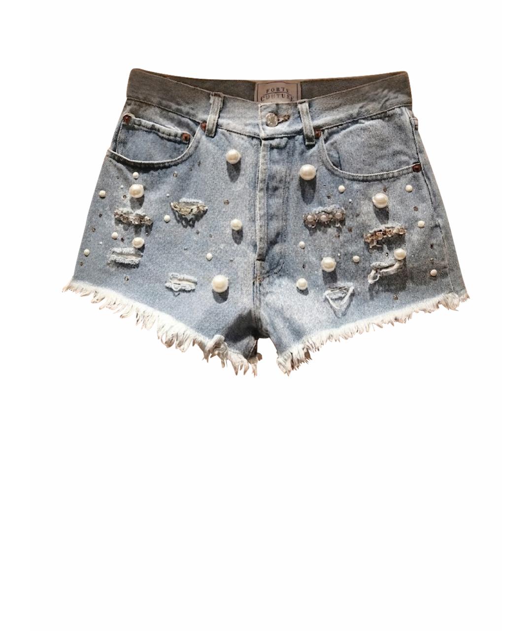 FORTE COUTURE Голубые прямые джинсы, фото 1