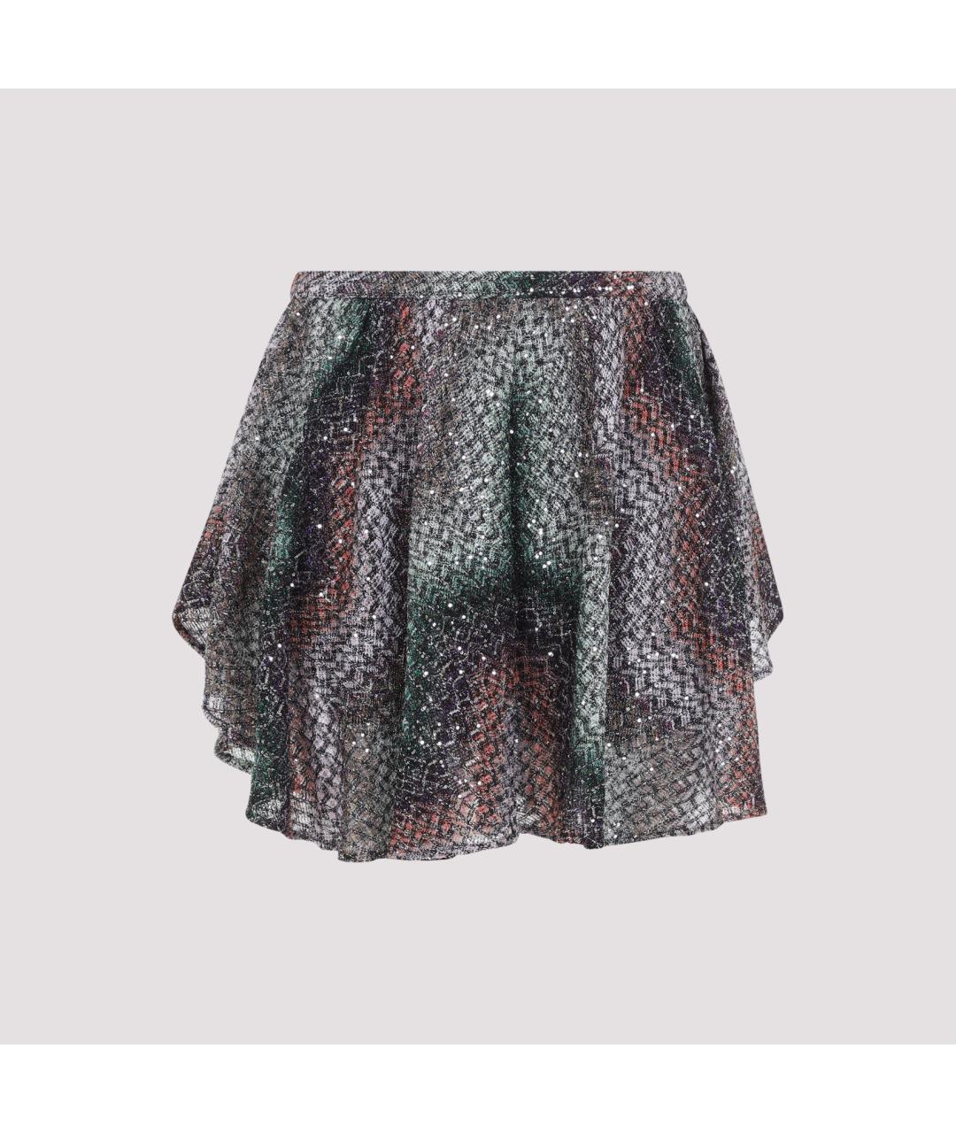 MISSONI Мульти вискозная юбка мини, фото 3