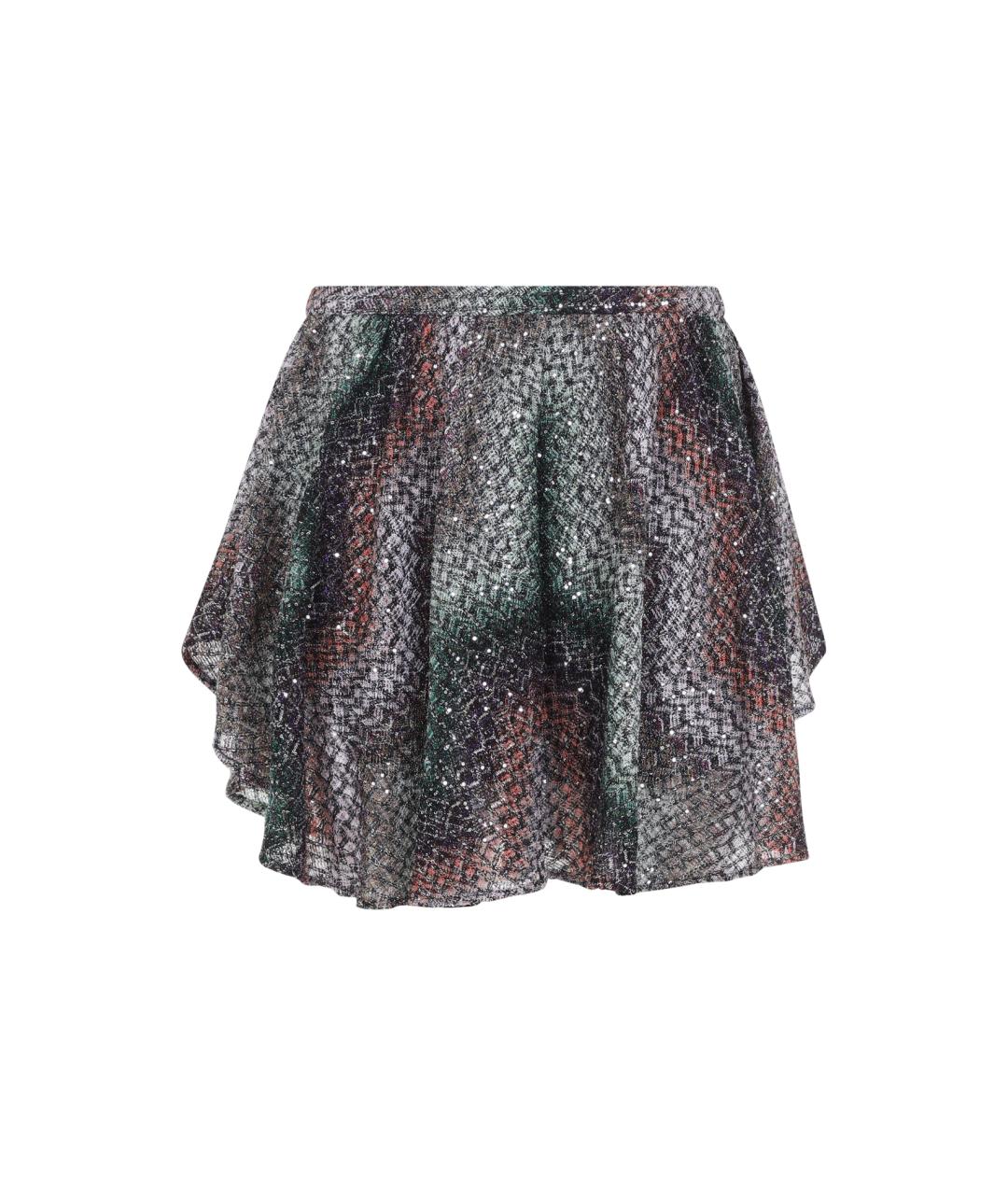 MISSONI Мульти вискозная юбка мини, фото 1