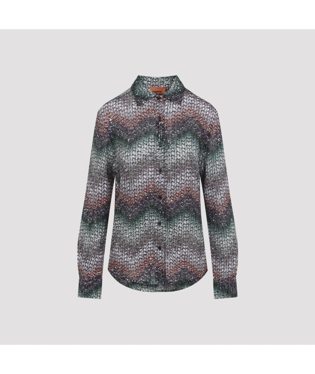 MISSONI Мульти вискозная рубашка, фото 2