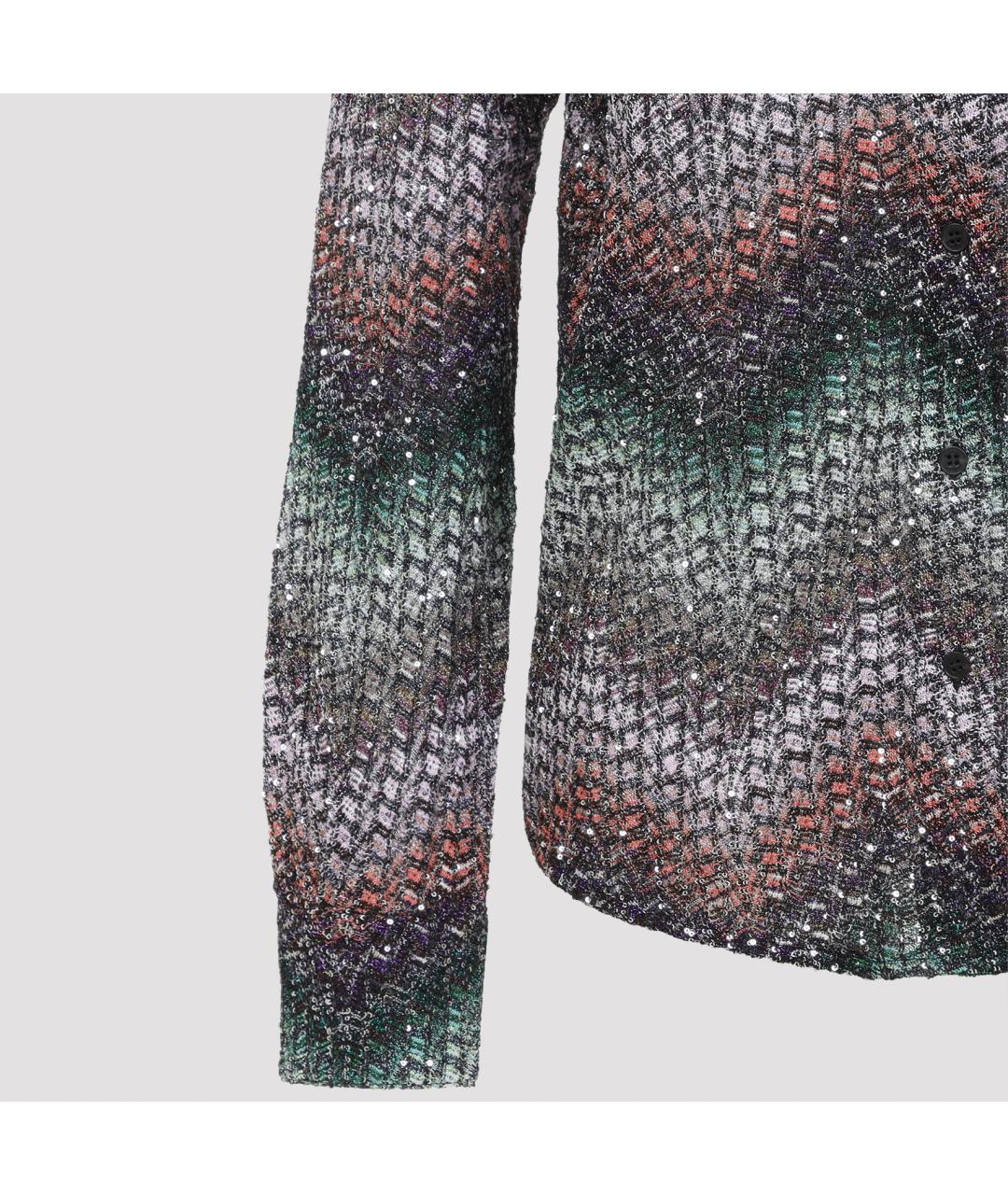 MISSONI Мульти вискозная рубашка, фото 5