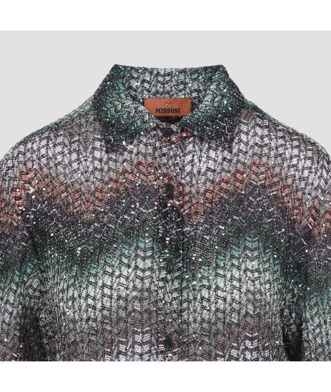 MISSONI Мульти вискозная рубашка, фото 6
