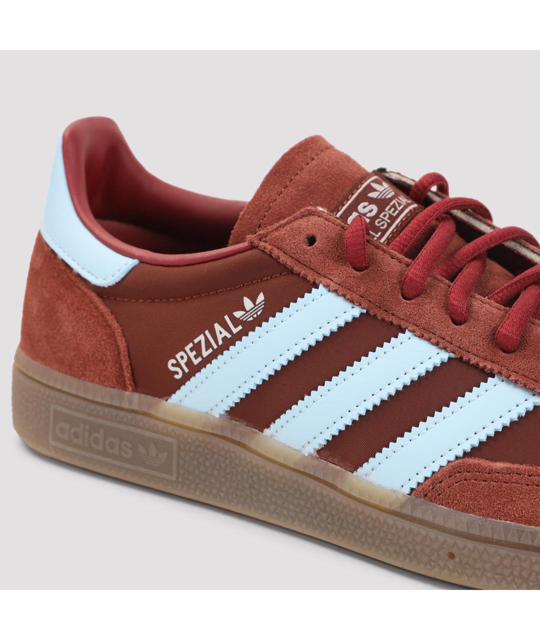 ADIDAS Коричневые замшевые низкие кроссовки / кеды, фото 4