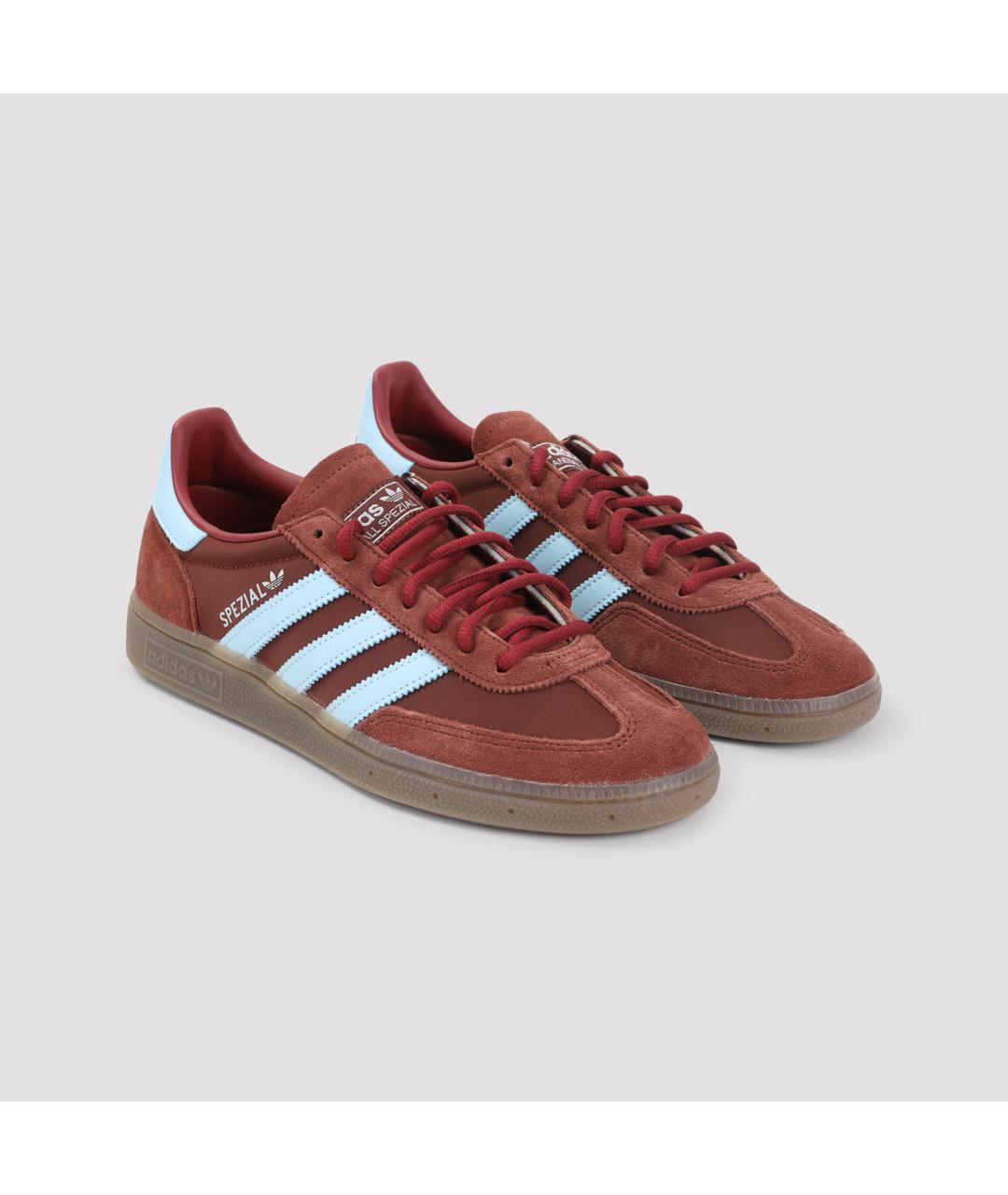 ADIDAS Коричневые замшевые низкие кроссовки / кеды, фото 3