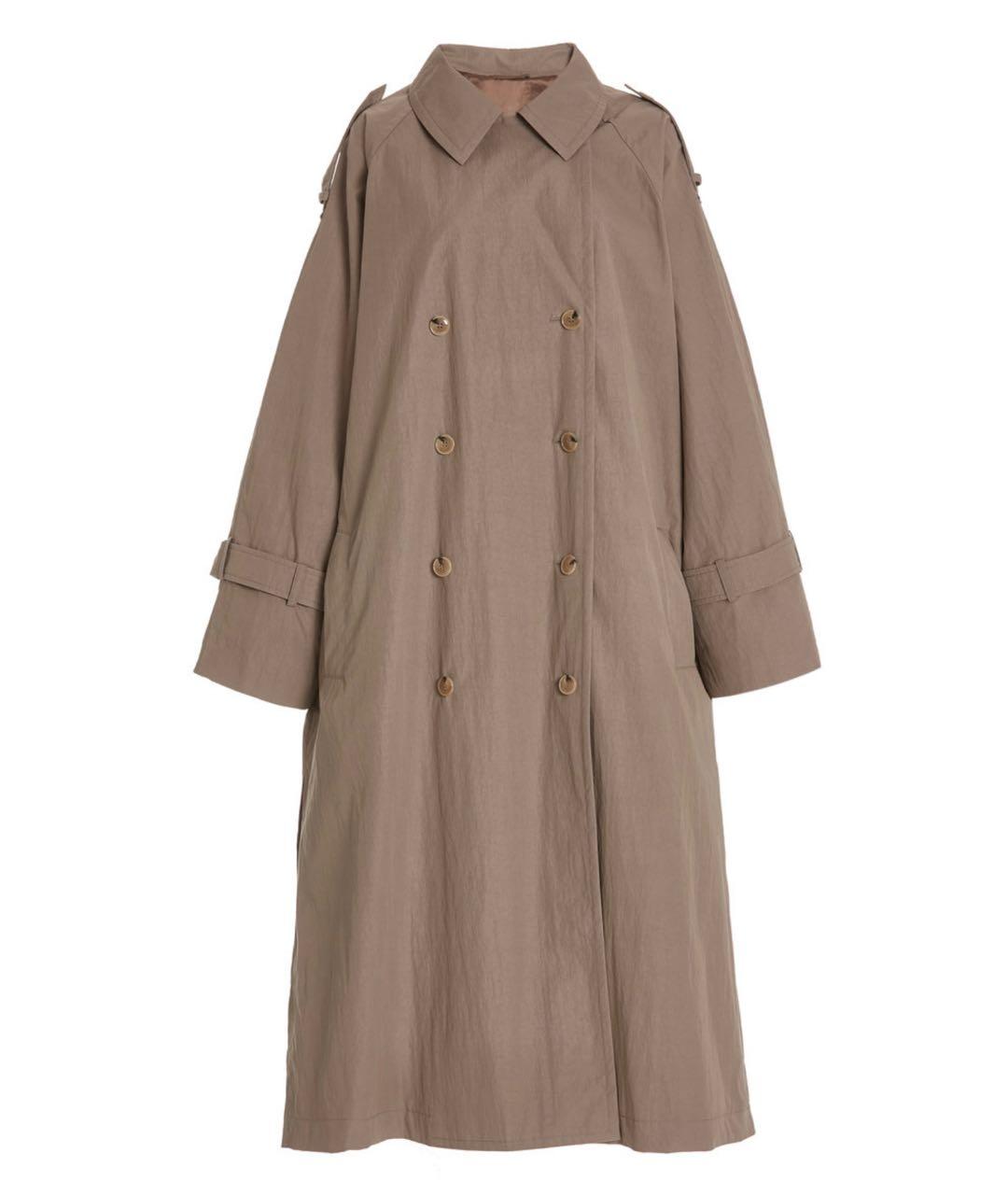 TOTEME Бежевый хлопковый тренч/плащ, фото 9