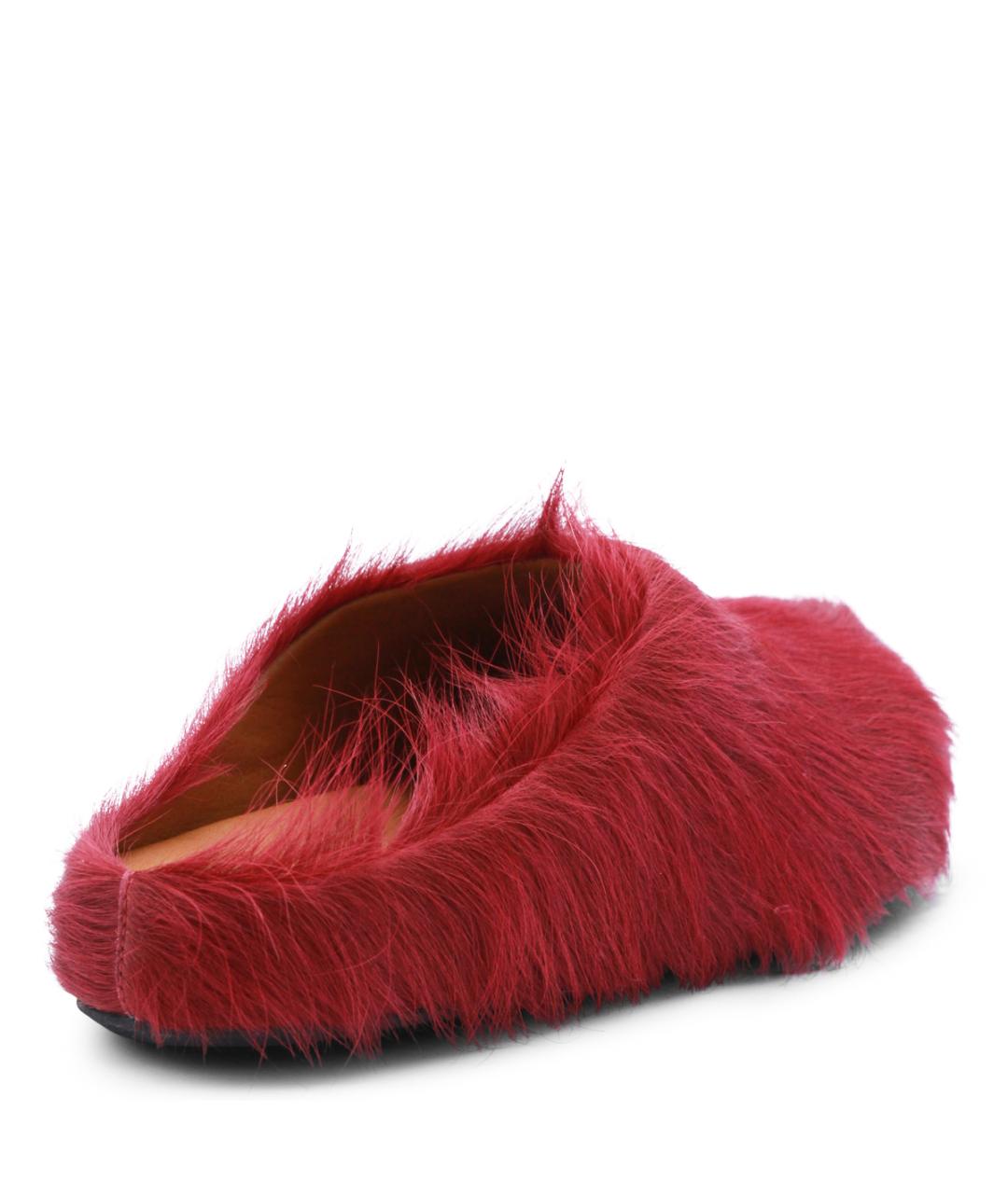 MARNI Красные сабо, фото 3