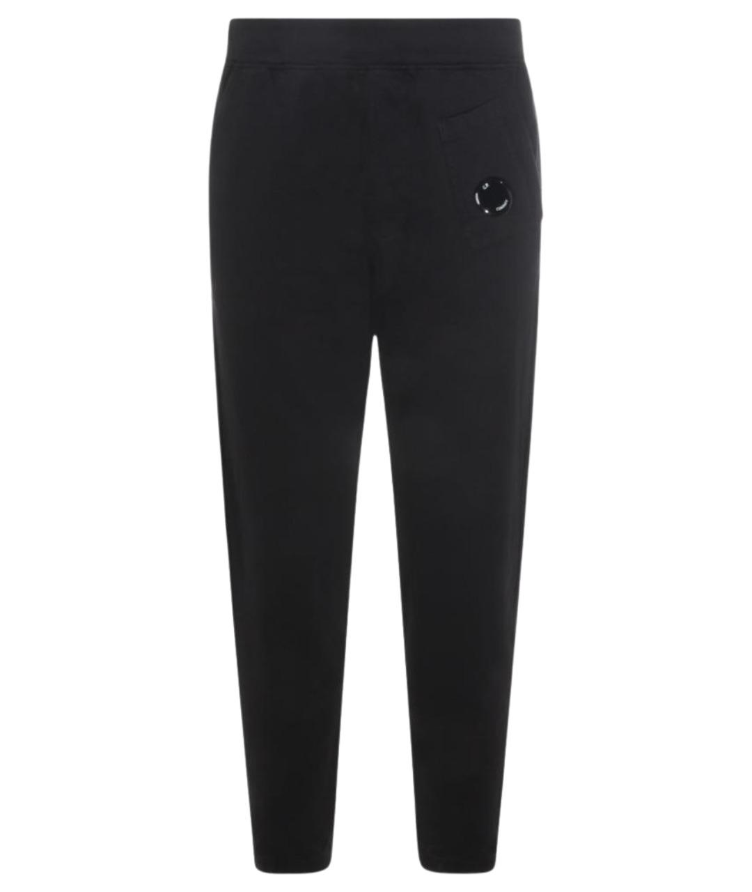 CP COMPANY Черные хлопковые повседневные брюки, фото 1