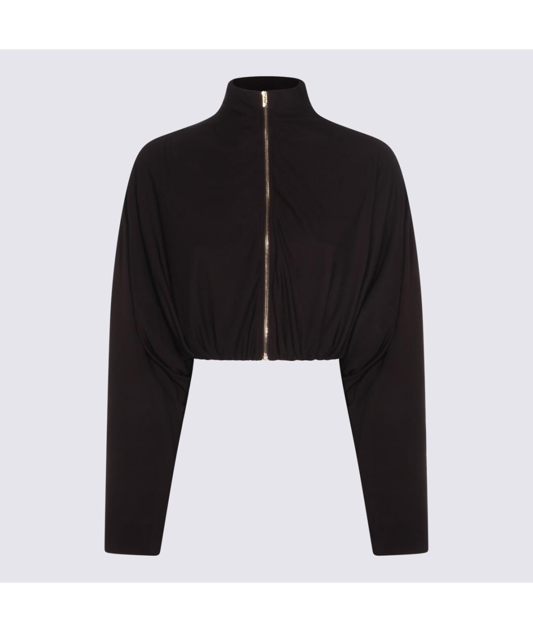 ALAIA Коричневая вискозная куртка, фото 2