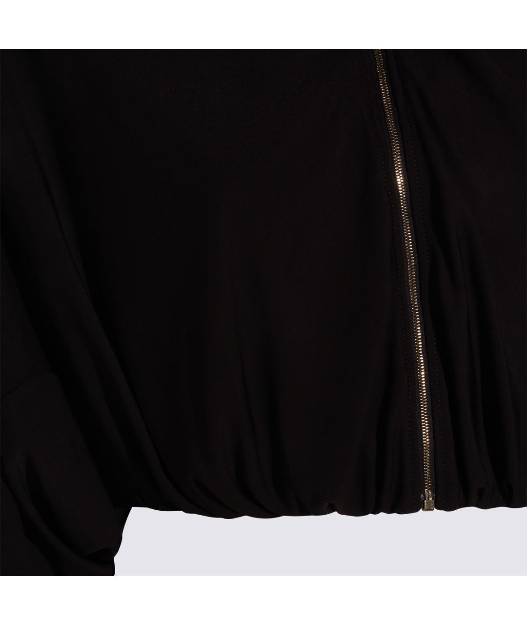 ALAIA Коричневая вискозная куртка, фото 4