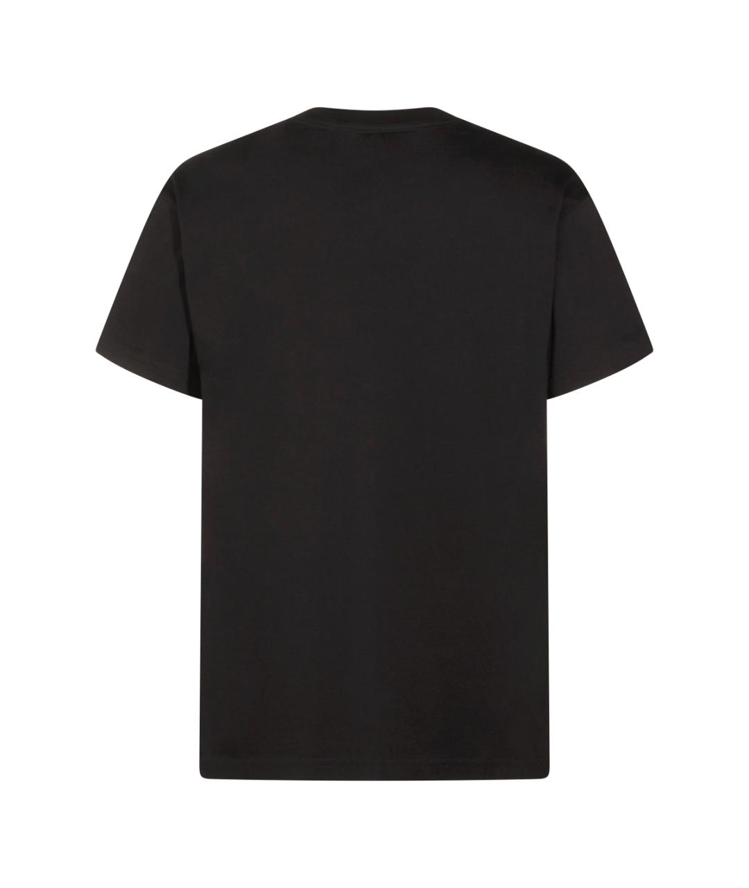 VIVIENNE WESTWOOD Черная хлопковая футболка, фото 2