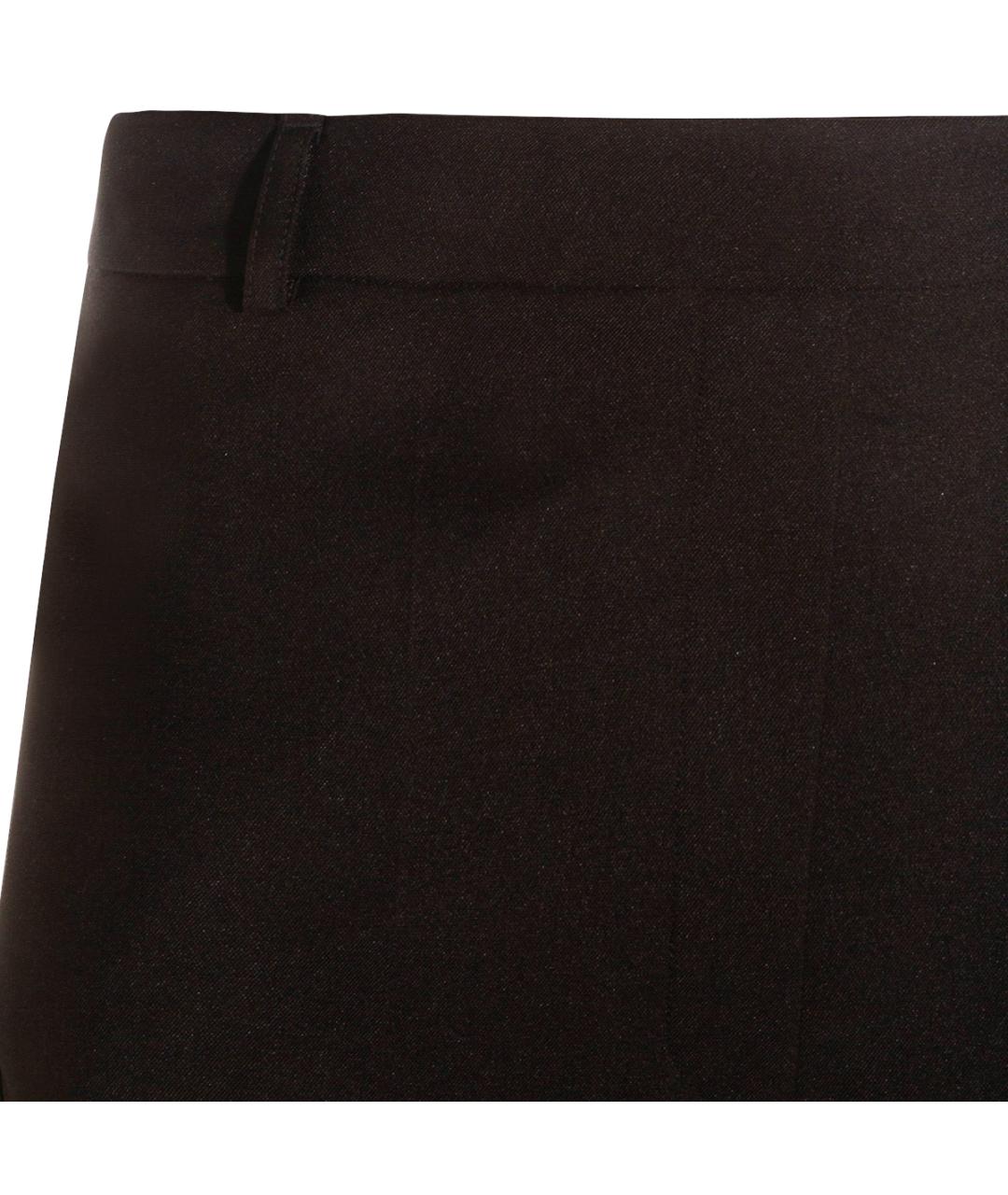 NISSA Черные льняные прямые брюки, фото 3