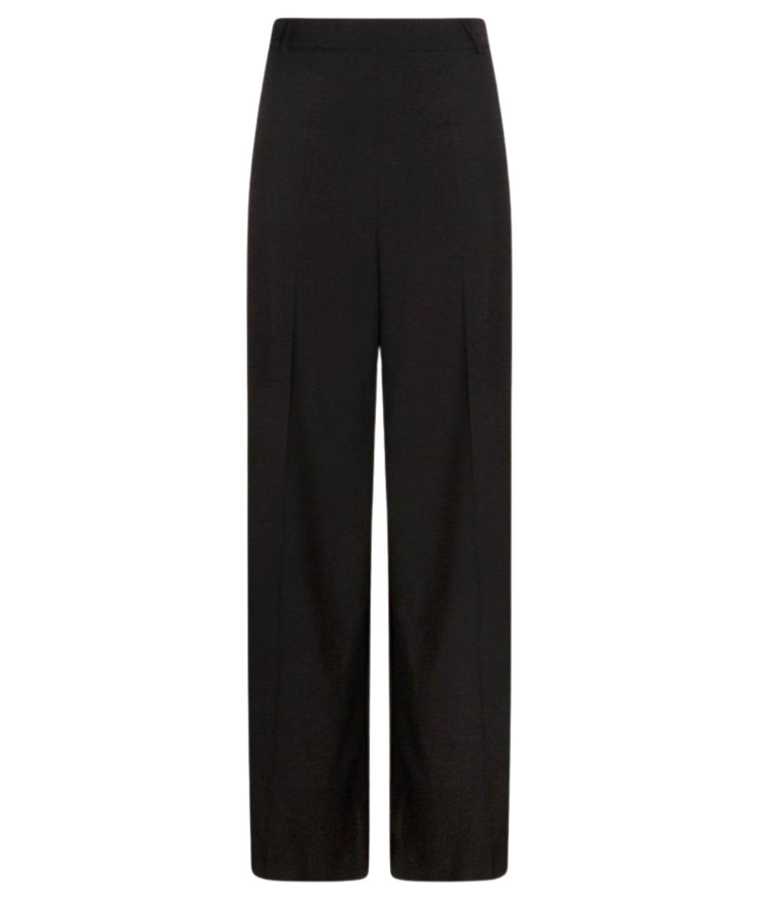 NISSA Черные льняные прямые брюки, фото 1