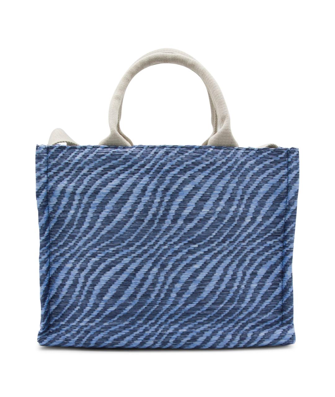 MARNI Синяя тканевая сумка тоут, фото 3