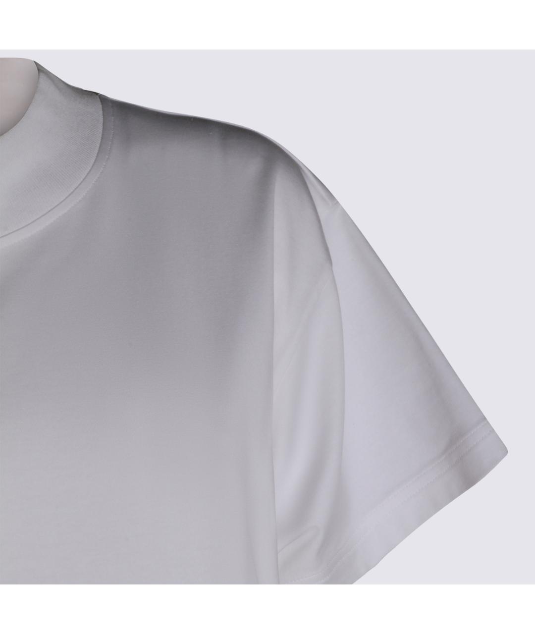 ALAIA Белая хлопковая футболка, фото 3