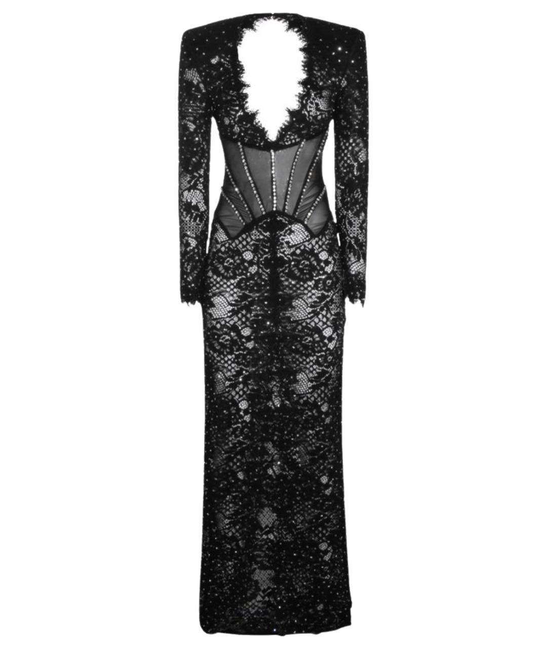 NISSA Черное полиэстеровое вечернее платье, фото 1