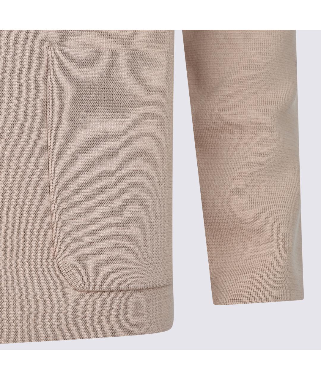 MALO Коричневый хлопковый пиджак, фото 8