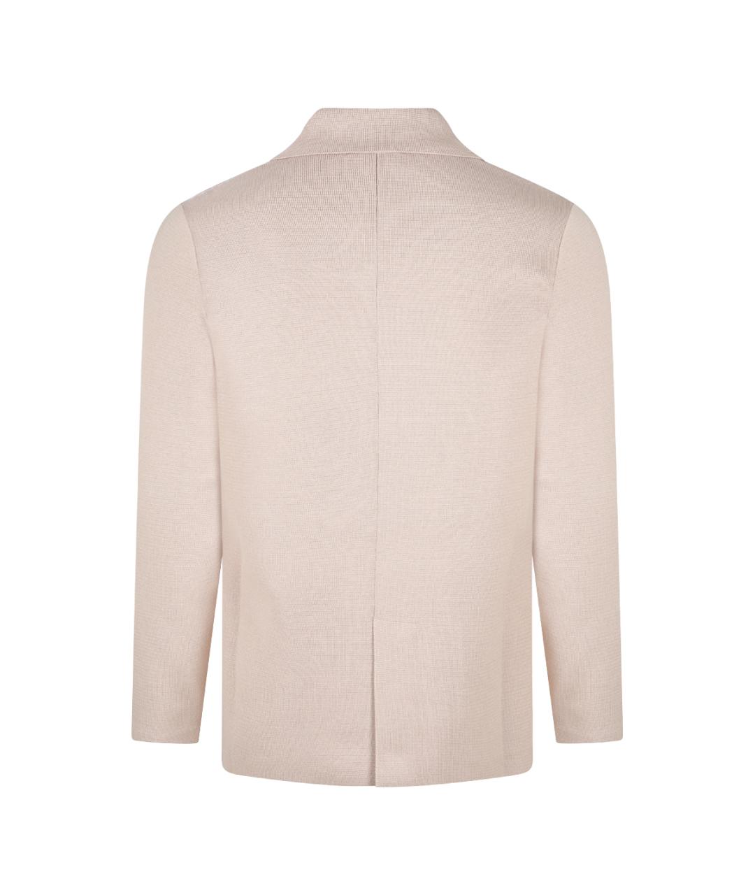 MALO Коричневый хлопковый пиджак, фото 4