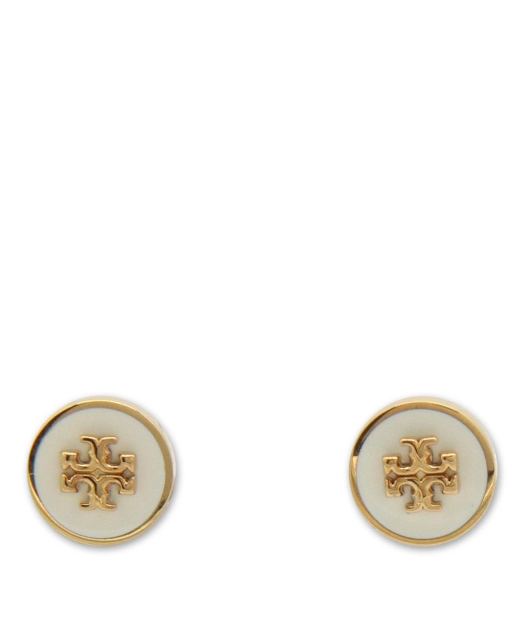 TORY BURCH Золотые металлические серьги, фото 1