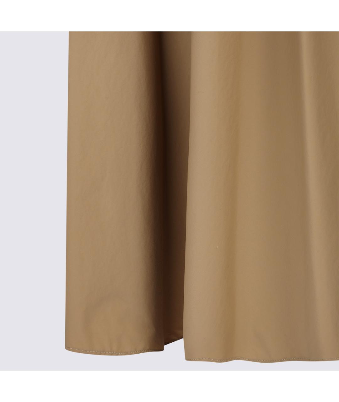 HERNO Коричневая полиамидовая юбка миди, фото 7