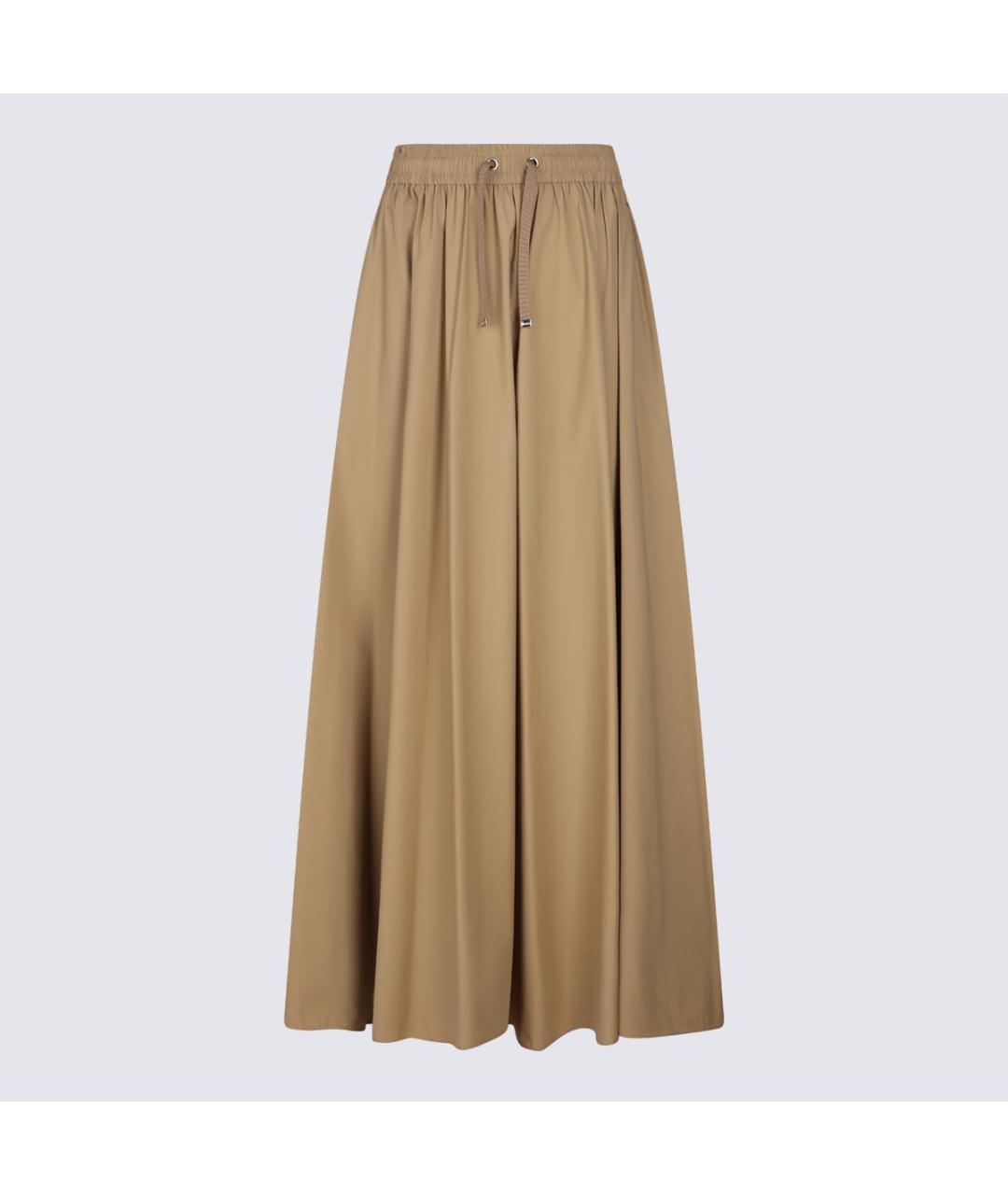 HERNO Коричневая полиамидовая юбка миди, фото 2