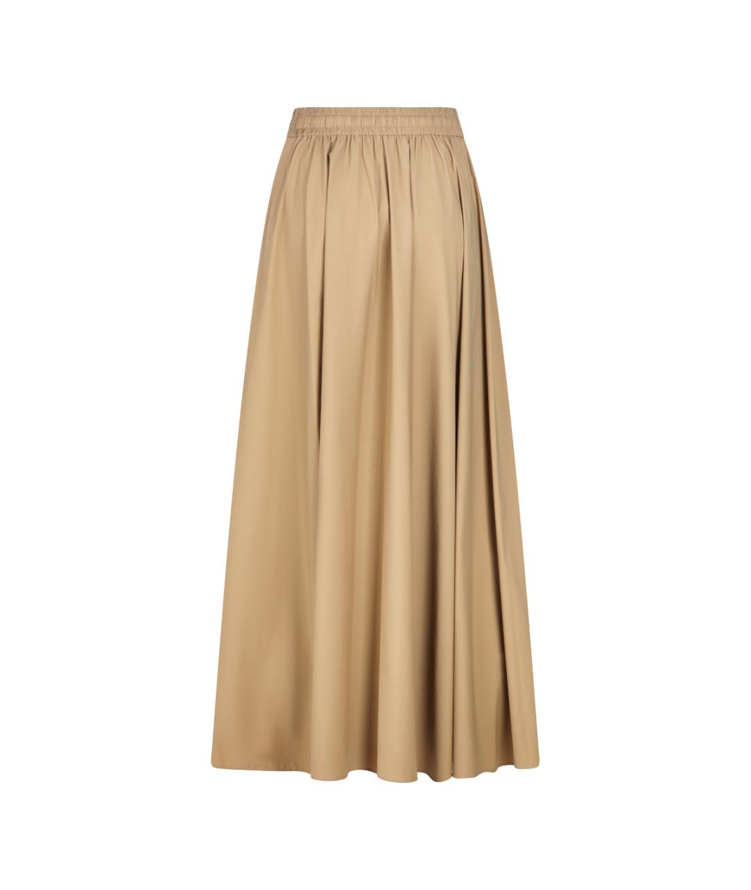 HERNO Коричневая полиамидовая юбка миди, фото 4