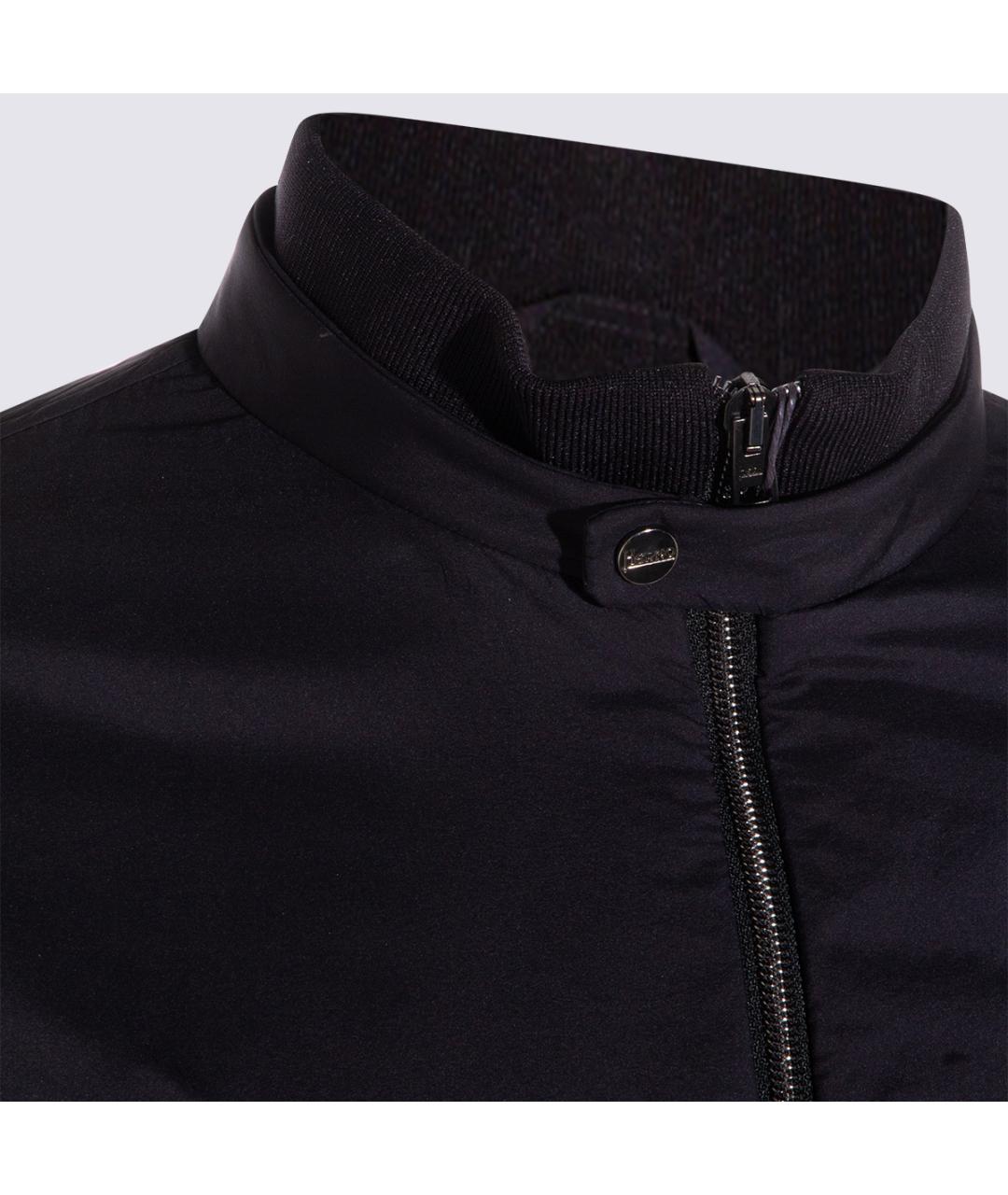 HERNO Черная полиамидовая куртка, фото 8