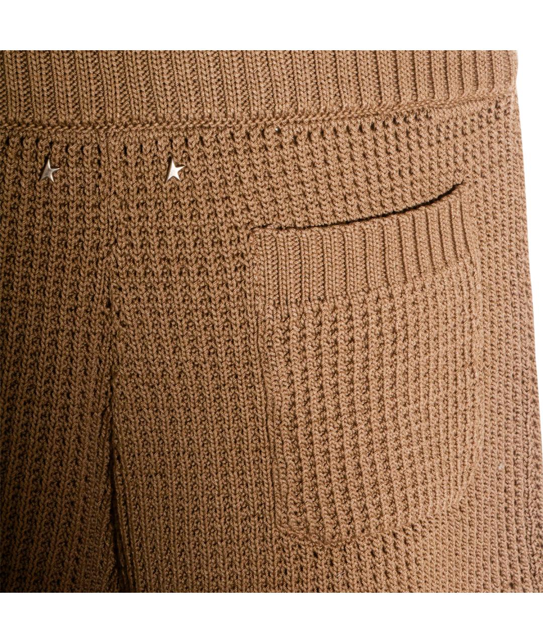 GOLDEN GOOSE DELUXE BRAND Коричневые хлопковые шорты, фото 5