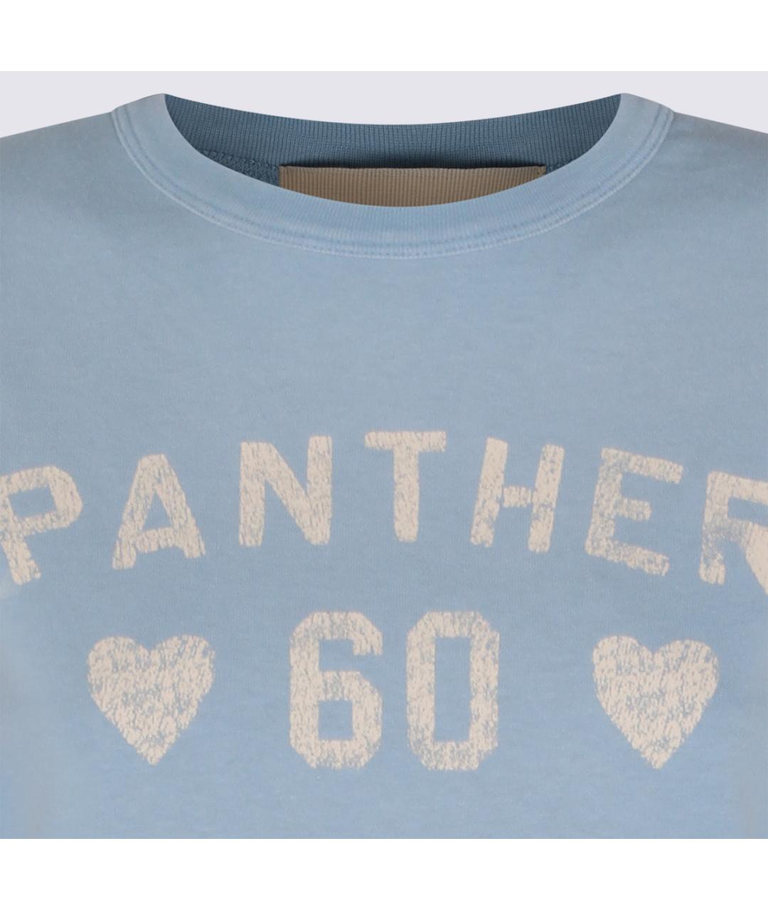 VALENTINO Голубая хлопковая футболка, фото 4