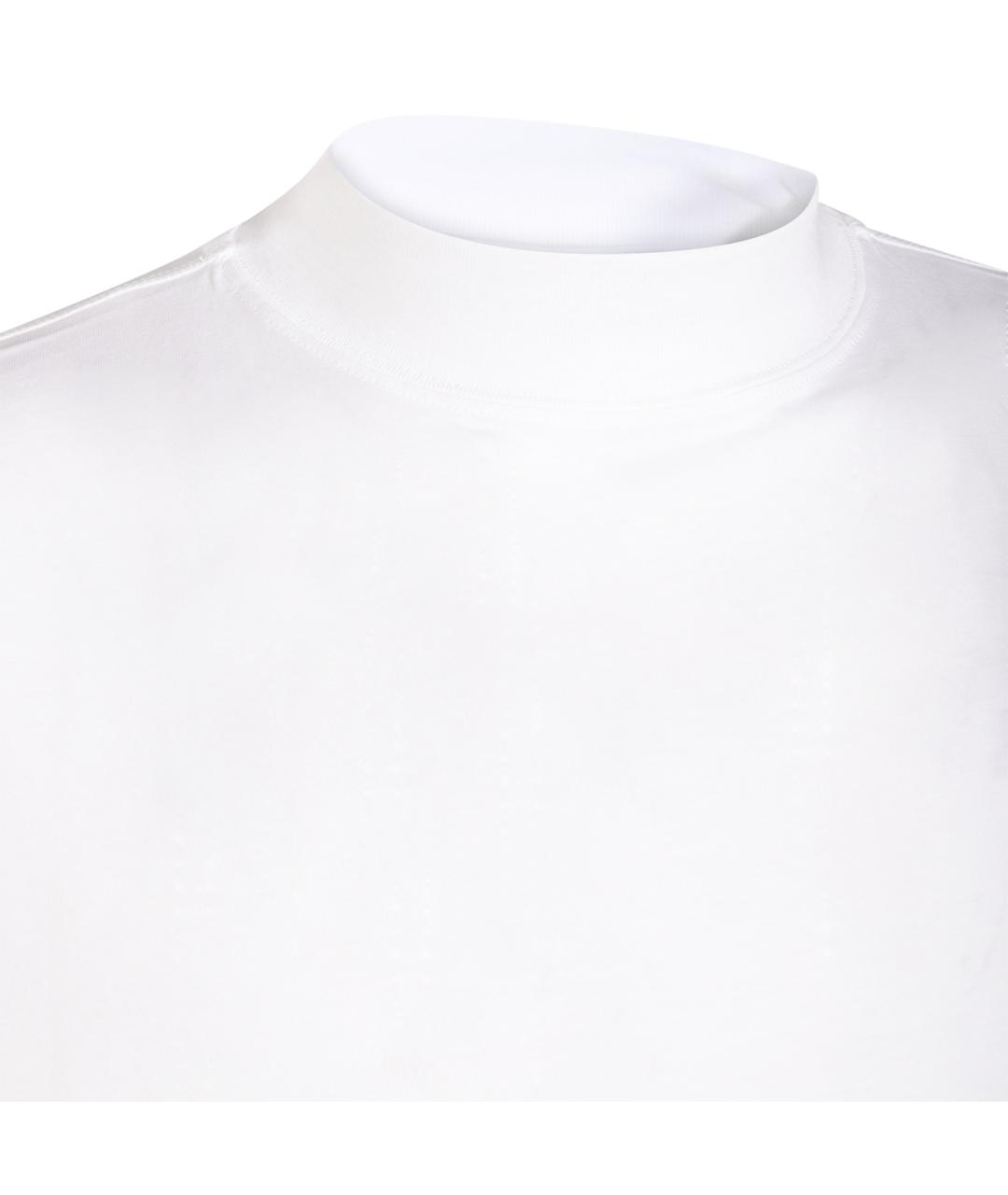 JIL SANDER Белая хлопковая футболка, фото 3