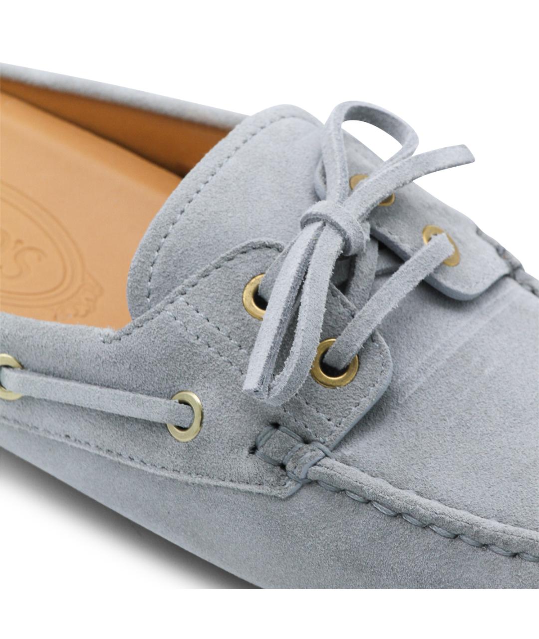 TOD'S Серые замшевые мюли, фото 4