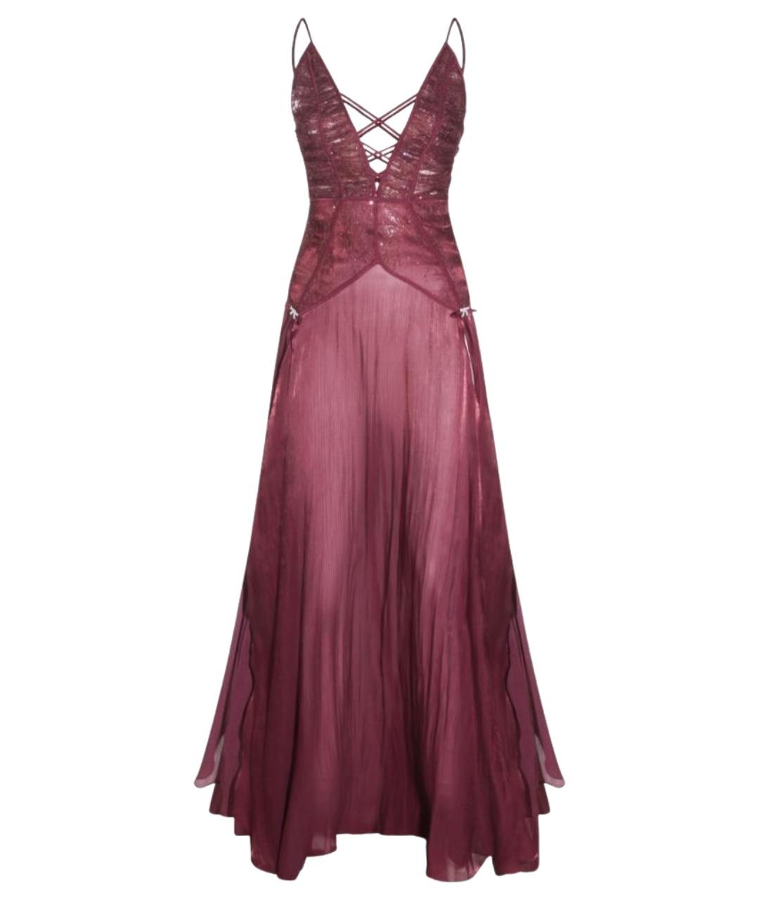 NISSA Бордовое полиэстеровое вечернее платье, фото 1