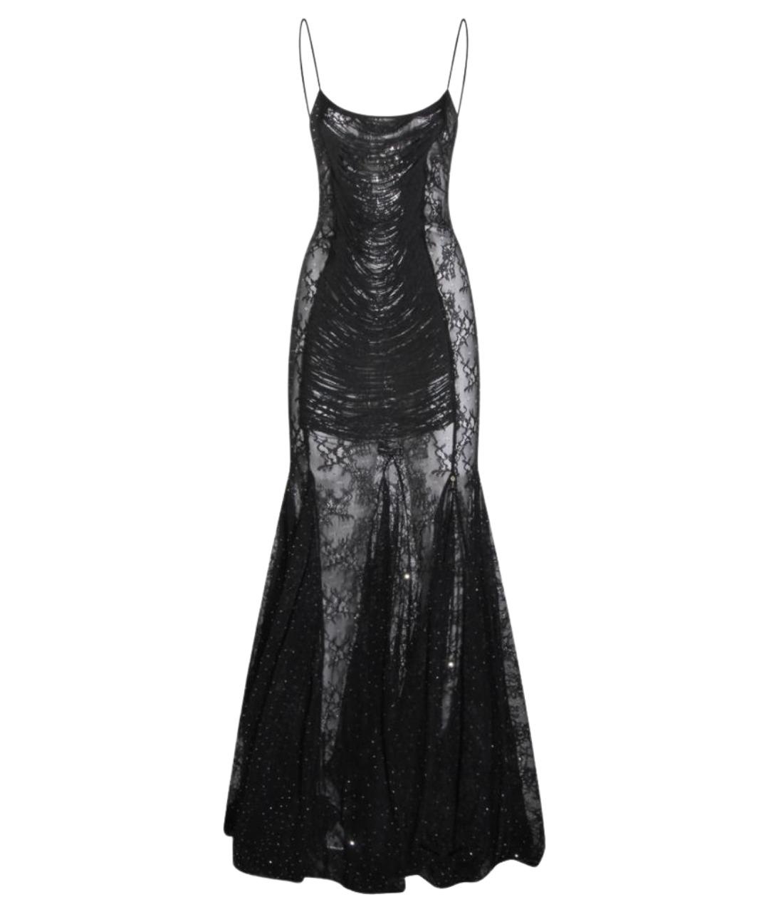 NISSA Черное полиамидовое вечернее платье, фото 1