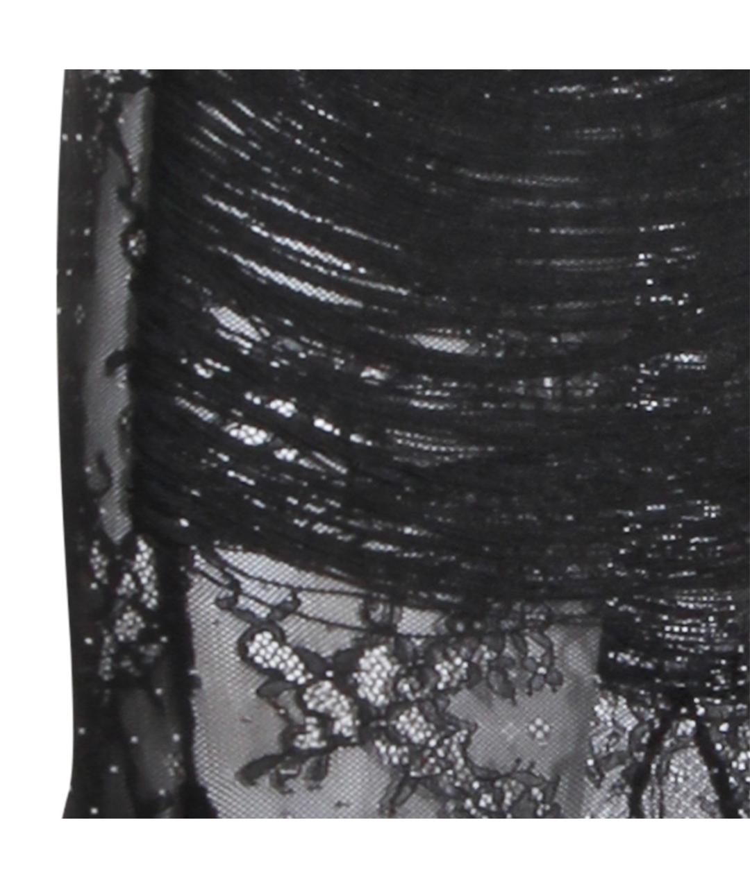 NISSA Черное полиамидовое вечернее платье, фото 4