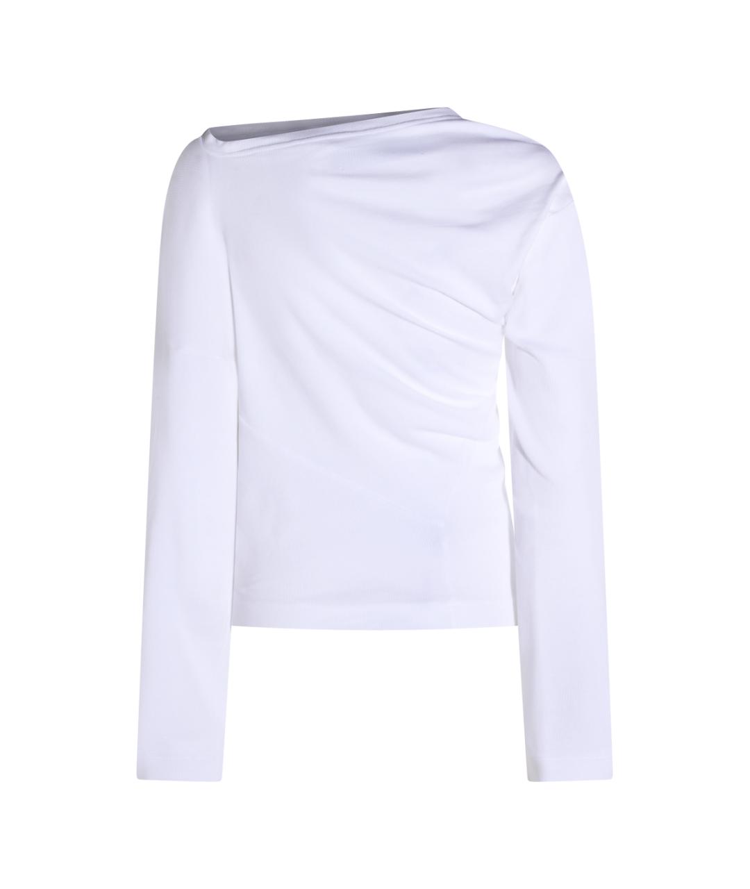 VIVIENNE WESTWOOD Белый хлопковый джемпер / свитер, фото 2