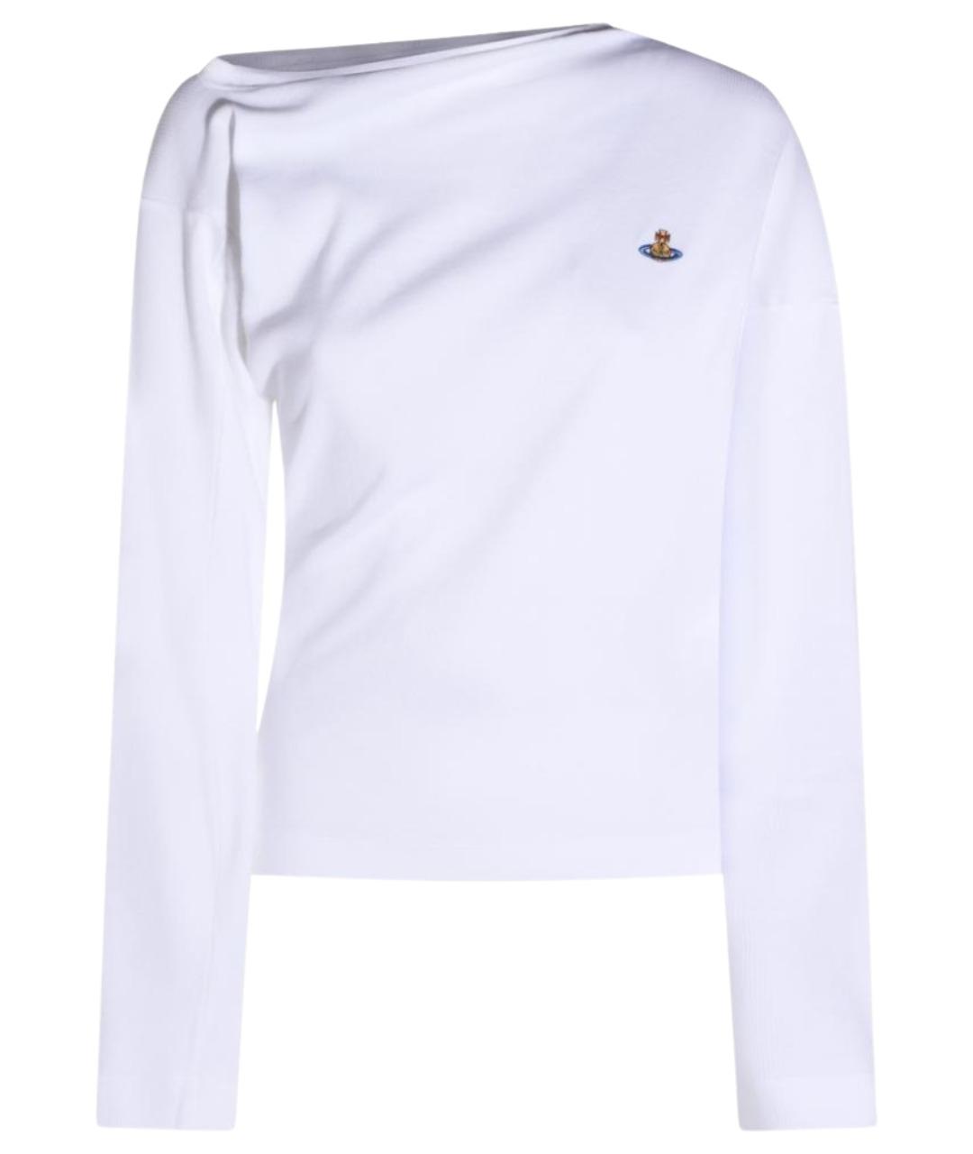 VIVIENNE WESTWOOD Белый хлопковый джемпер / свитер, фото 1