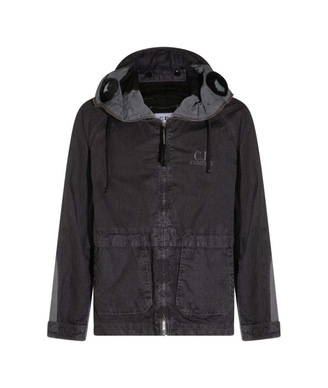 CP COMPANY Черная хлопковая куртка, фото 1