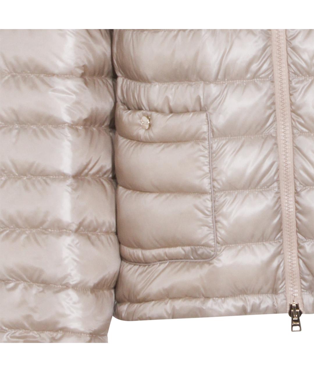 HERNO Бежевый полиамидовый пуховик, фото 3