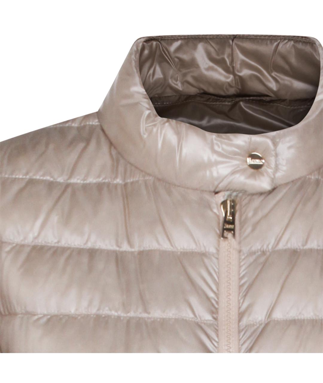 HERNO Бежевый полиамидовый пуховик, фото 4
