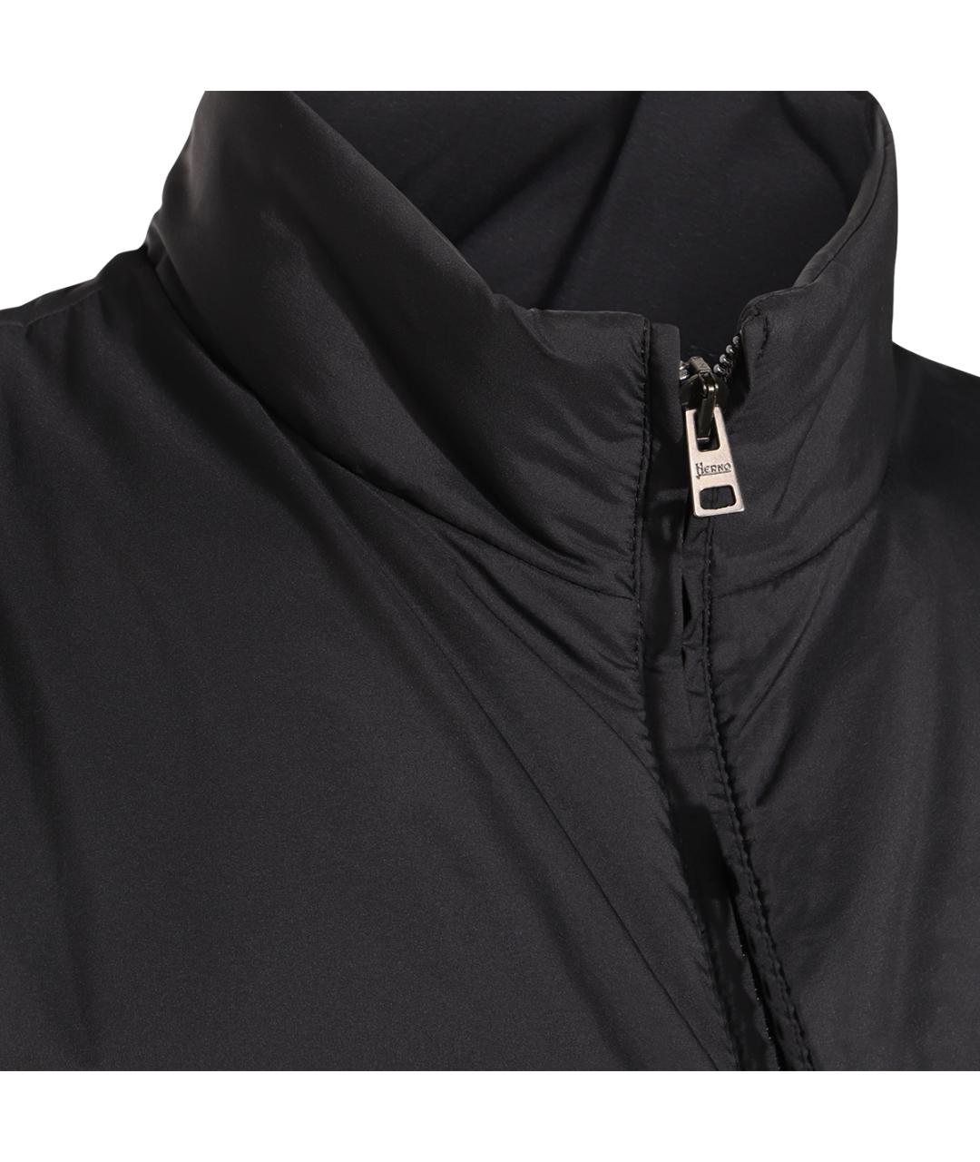 HERNO Темно-синий полиамидовый жилет, фото 4