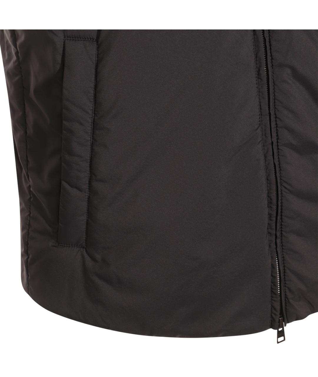 HERNO Темно-синий полиамидовый жилет, фото 3