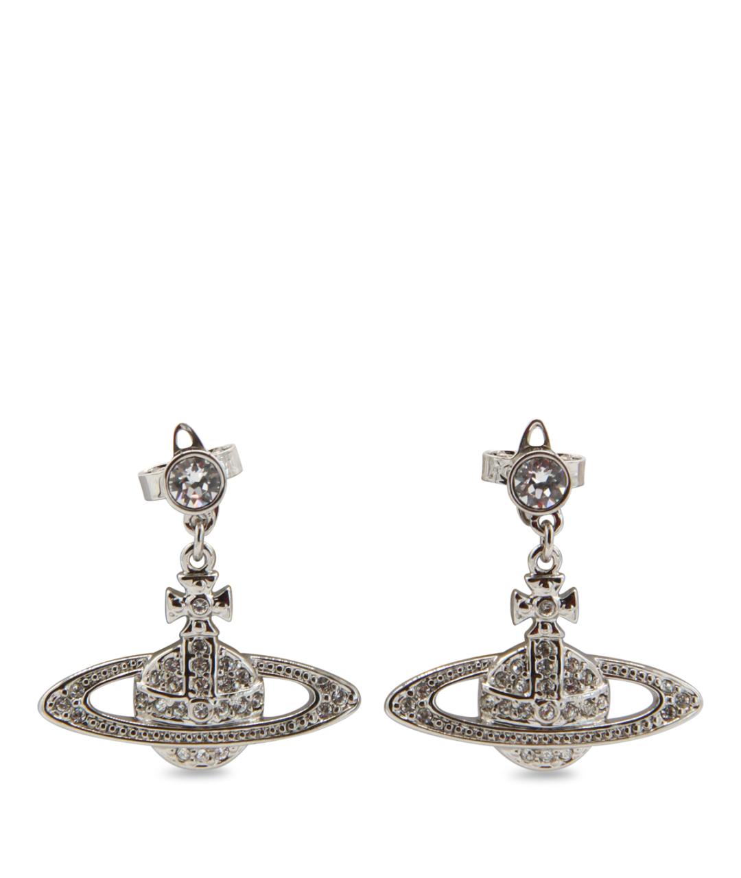VIVIENNE WESTWOOD Серебряные металлические серьги, фото 1