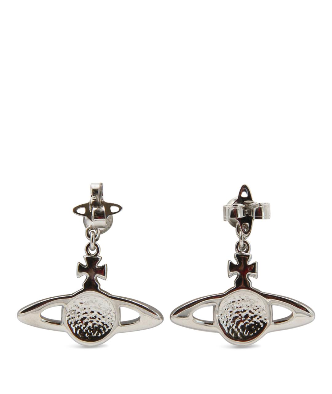 VIVIENNE WESTWOOD Серебряные металлические серьги, фото 2