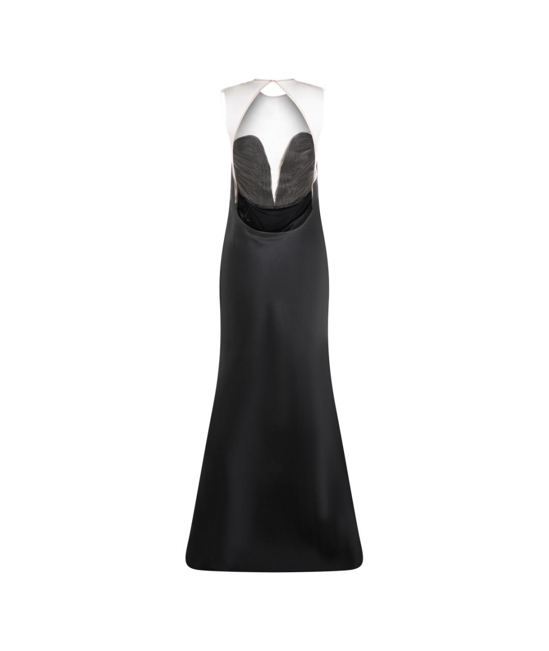 NISSA Черное полиэстеровое вечернее платье, фото 2