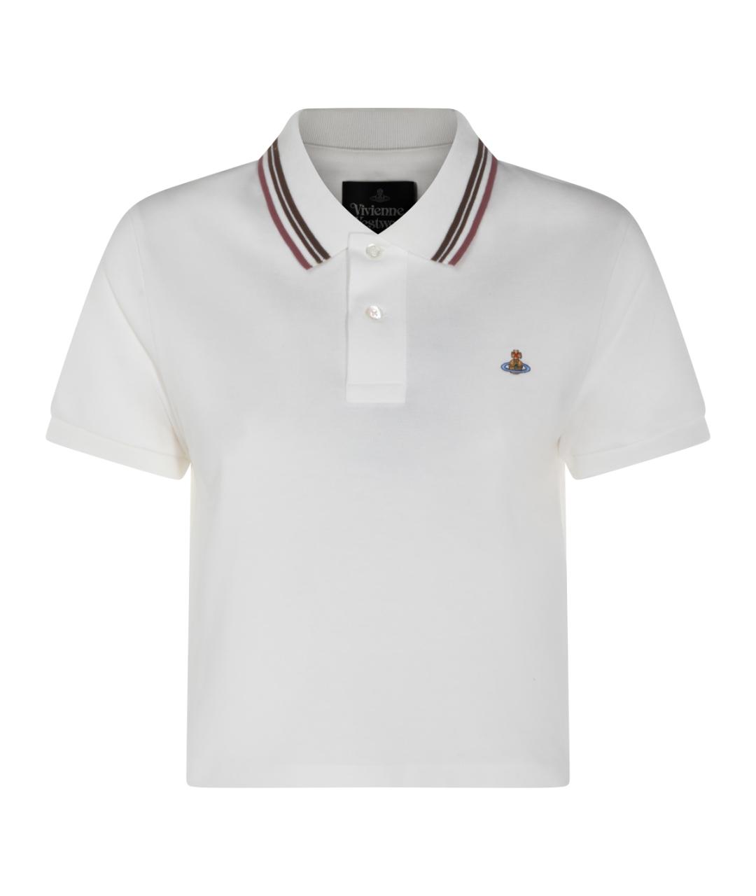 VIVIENNE WESTWOOD Белая хлопковая футболка, фото 1