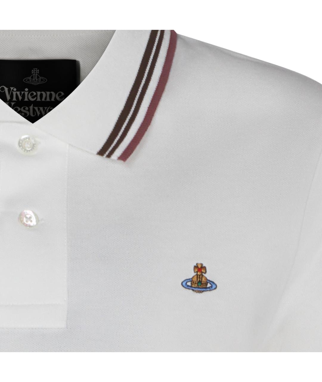 VIVIENNE WESTWOOD Белая хлопковая футболка, фото 3